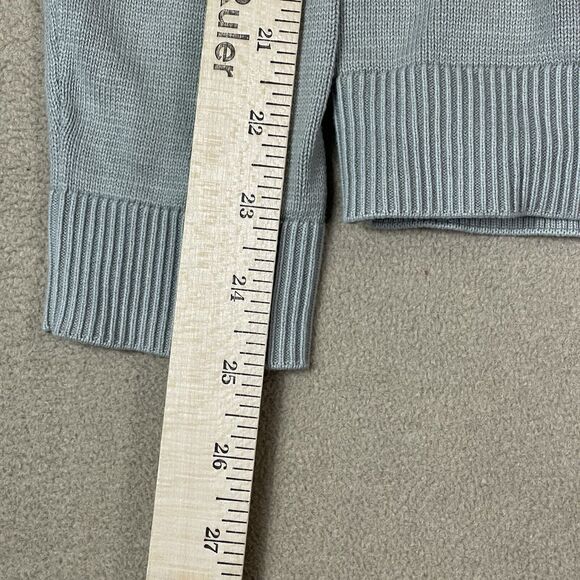 Buck‎ Mason Sweater Mens S Mint Slim Fit Crew Neck Jersey Knit Ribbing Hem - Picture 6 of 11